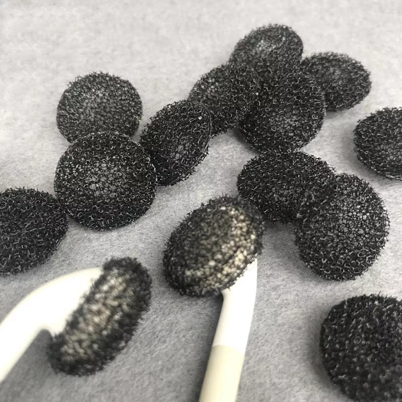 Earphone Foam Tip - إسفنجة فلتر سوداء ناعمة من الفوم،
