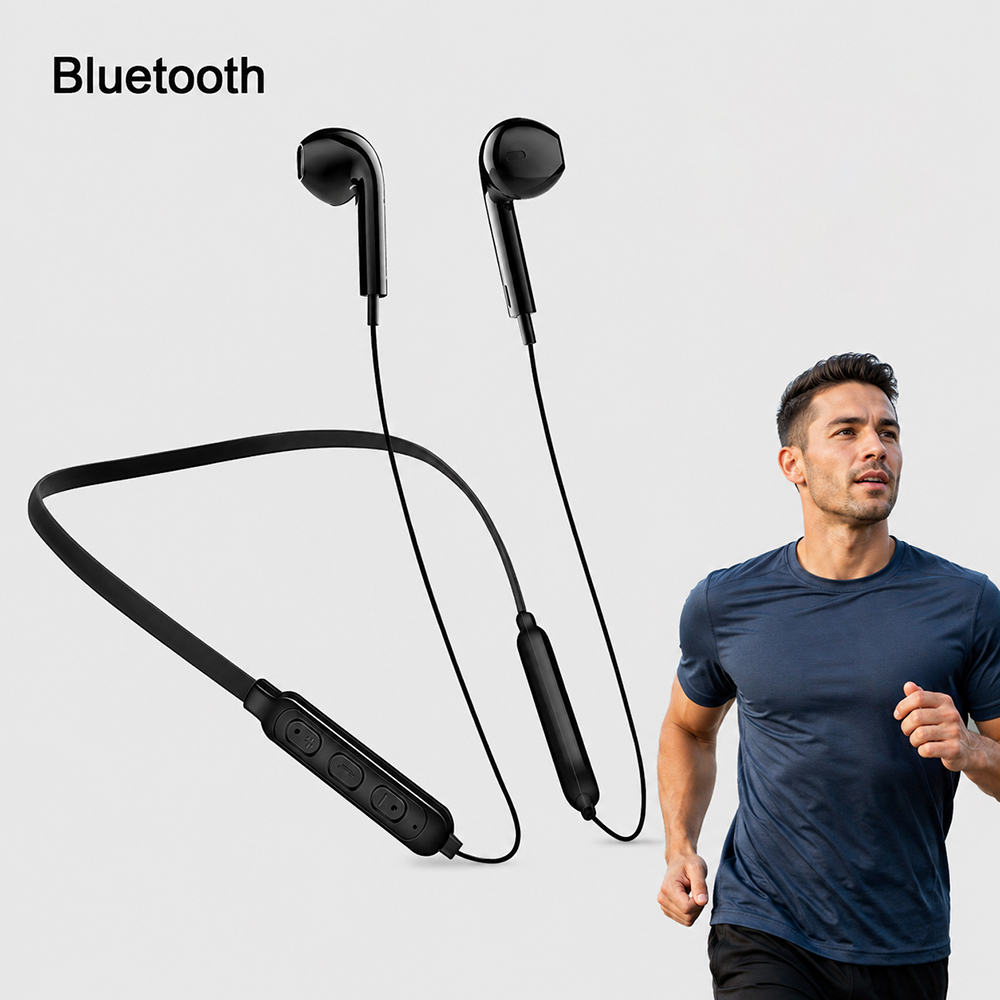 Bluetooth Headset On Ear - ملحق صوتي للياقة البدنية والرياضة، سماعة