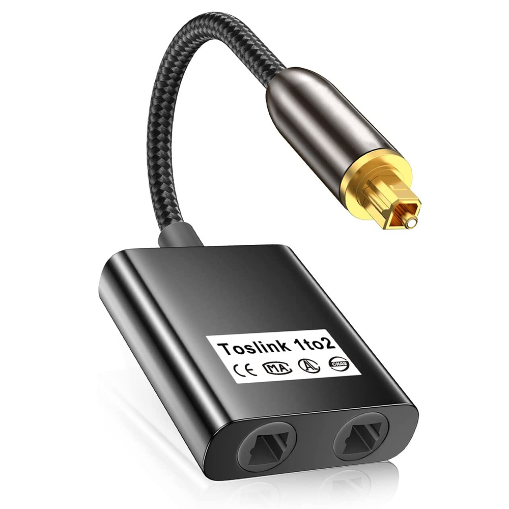 Audio Splitter Y - جهاز تقسيم من الألياف الضوئية من