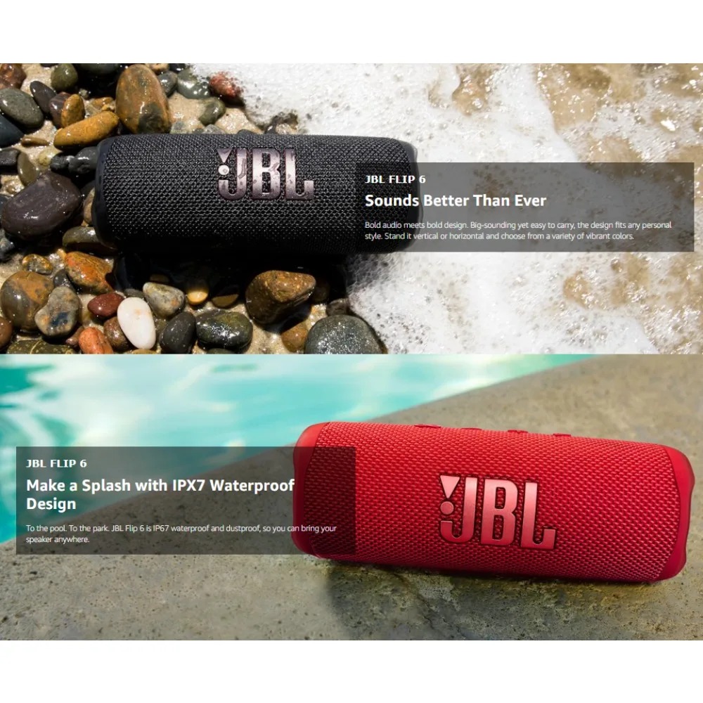 مكبر صوت JBL FLIP6 بتقنية البل - مراجعة Jbl Speaker Flip 6 وسعره