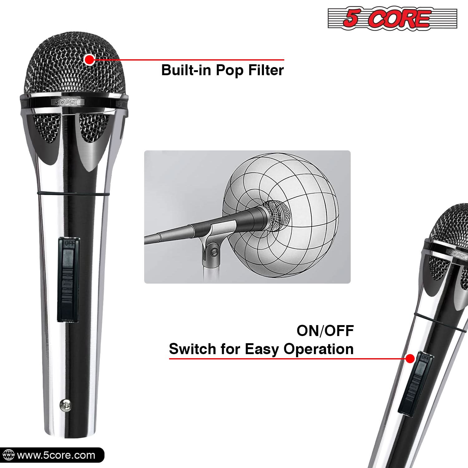 ميكروفون ديناميكي XLR بخمسة أس - مراجعة Shure Mic Sm58 وسعره