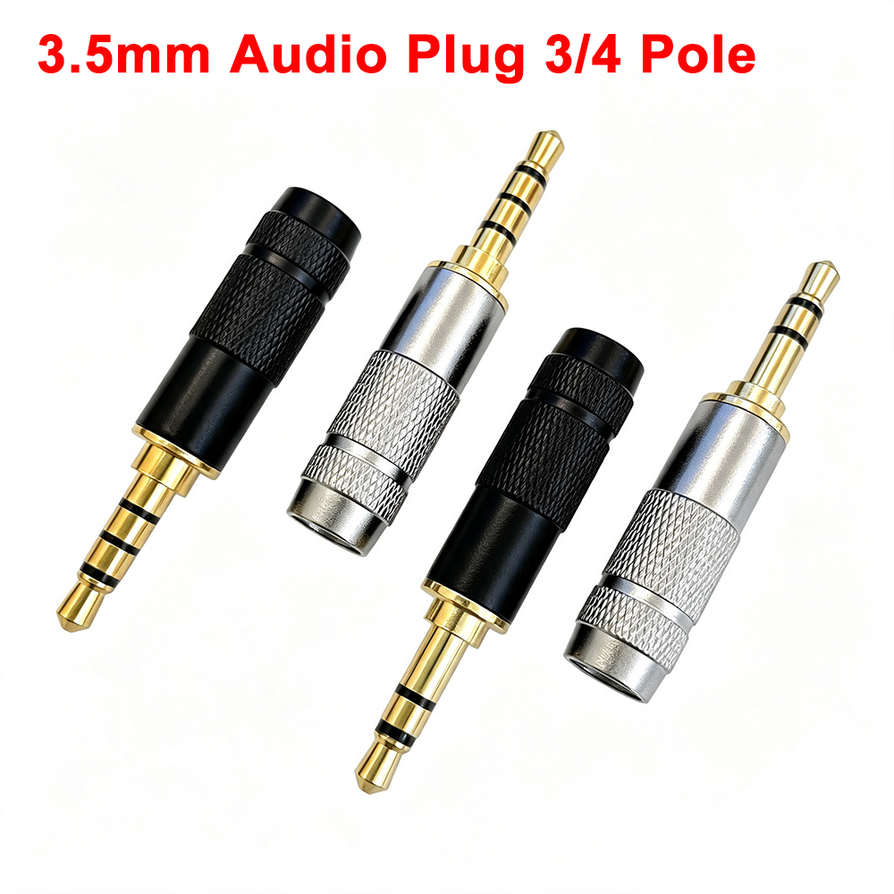 1 قطعة قابس صوت مطلي بالذهب 3. - مراجعة Audiophile Headphone Wired وسعره