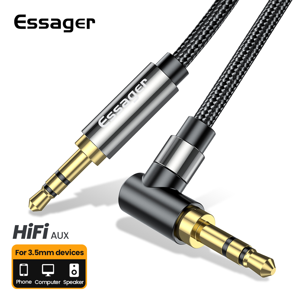 Essager Aux تمديد كابل 3.5 ملل - مراجعة Cable Extension 3.5 وسعره
