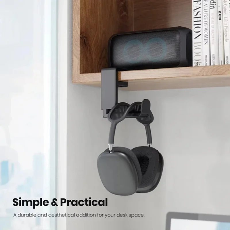 360 °   حامل سماعات رأس دوار ل - مراجعة Headphone Stand Desk وسعره