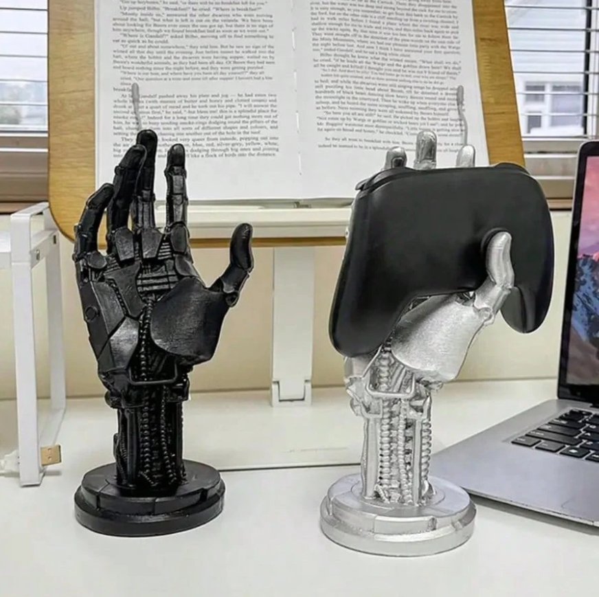 1 قطعة تمثال ذراع ميكانيكي Cyb - مراجعة Headphone Stand Desk وسعره