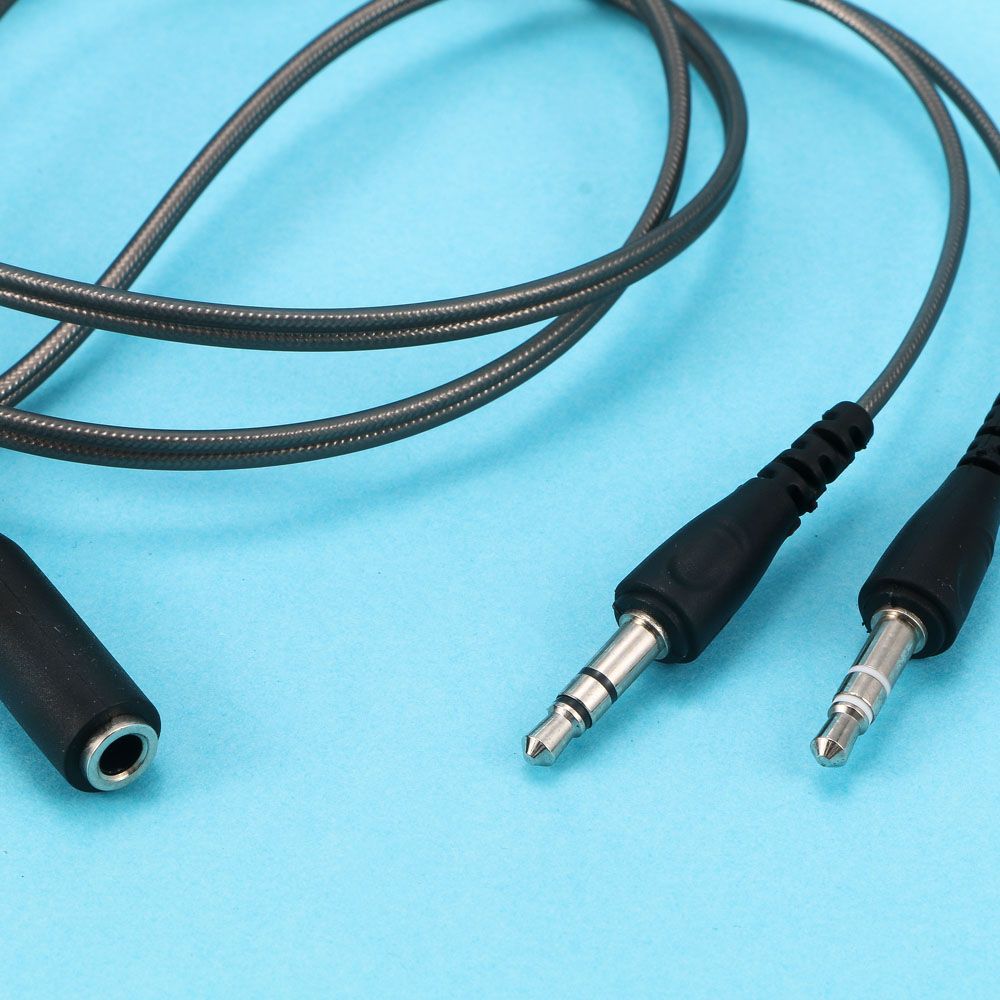 1 متر 3.5 مللي متر أنثى إلى 2  - مراجعة Audio Splitter Y وسعره
