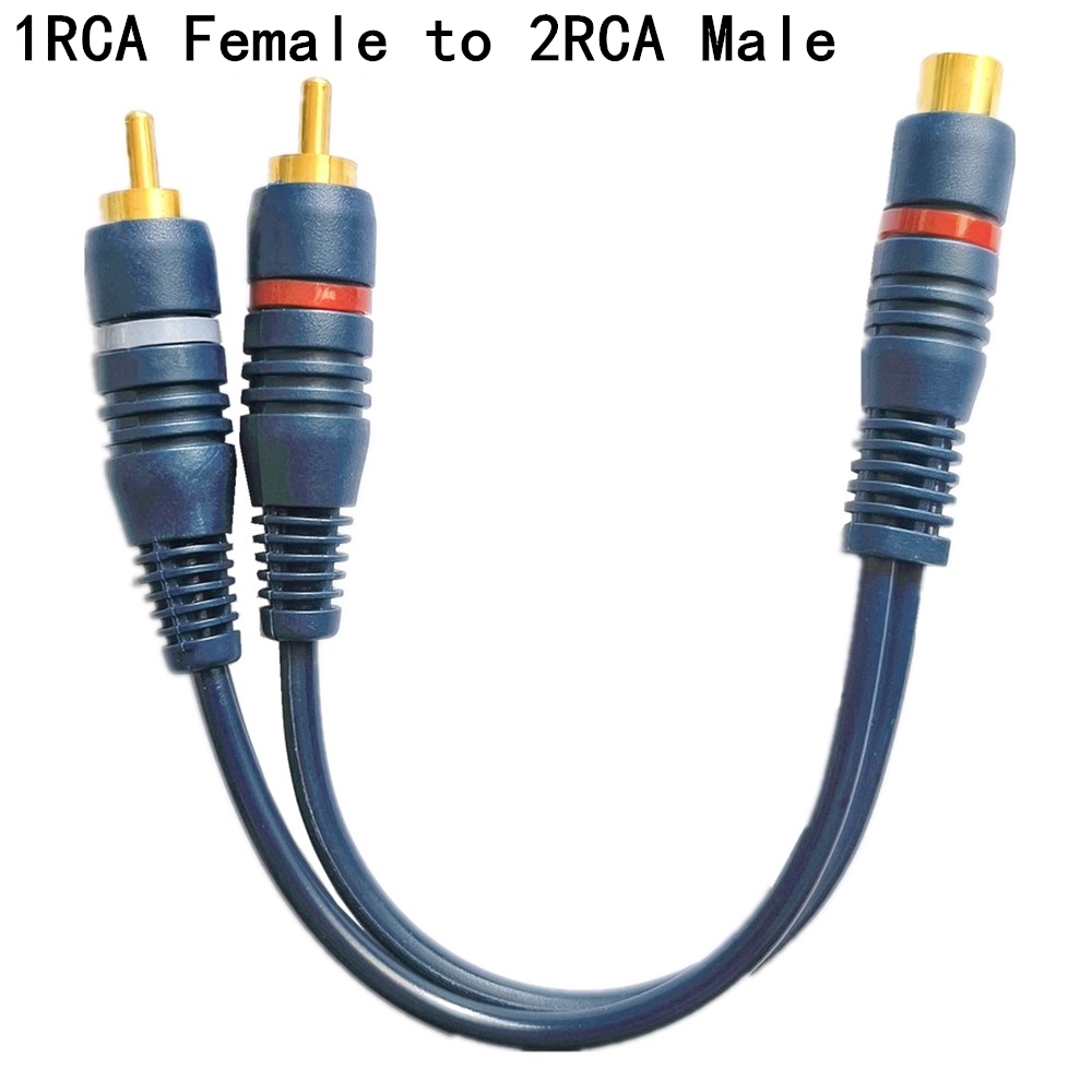خط كوبر سلك 2 RCA أنثى إلى 1 R - مراجعة Audio Splitter Y وسعره