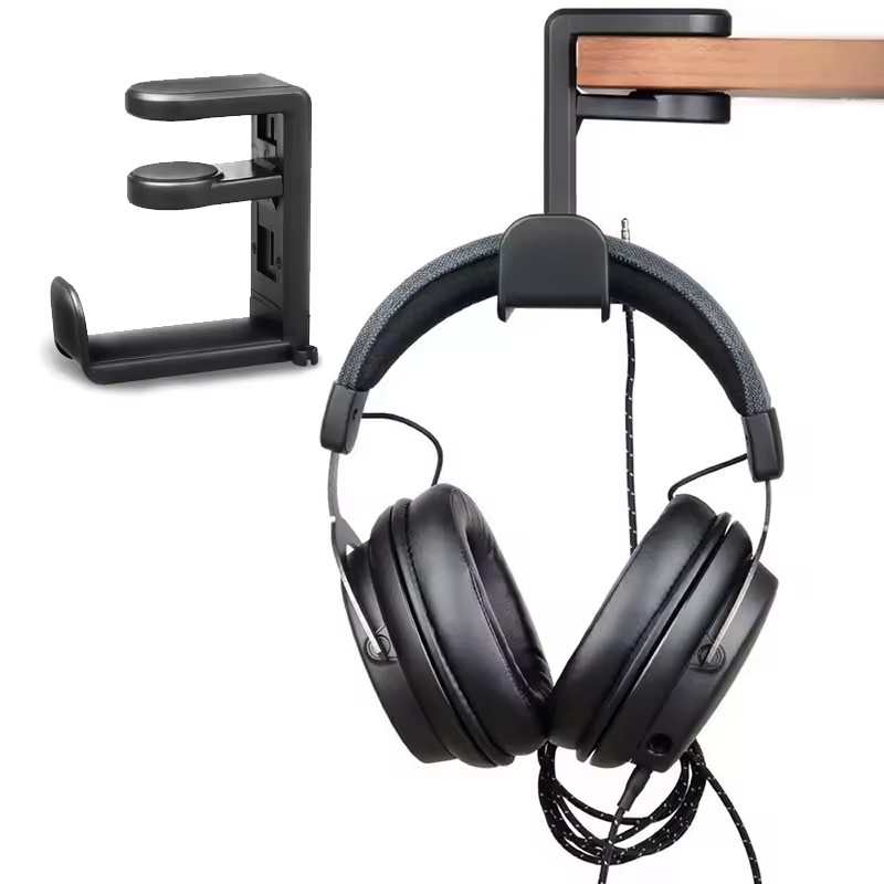 حامل سماعات الرأس تحت المكتب ب - مراجعة Headphone Stand Desk وسعره