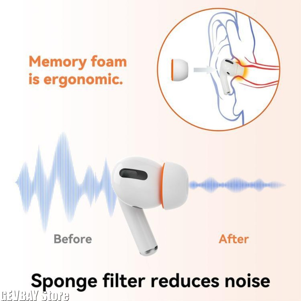 أغطية أذن إسفنجية مريحة بديلة  - مراجعة Earphone Foam Tip وسعره