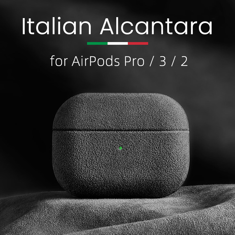 حافظة ALCANTARA لأجهزة AirPods - مراجعة Bluetooth Headset On Ear وسعره