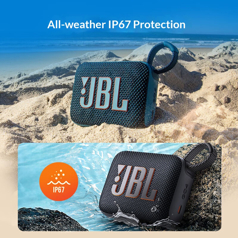 مكبر صوت JBL GO4 مقاوم للغبار  - مراجعة Jbl Speaker Go 4 وسعره